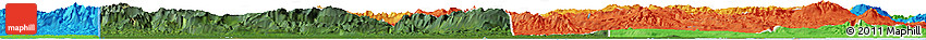 Satellite Horizon Map of Western, political outside
