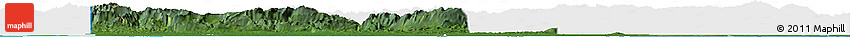 Satellite Horizon Map of Western, single color outside