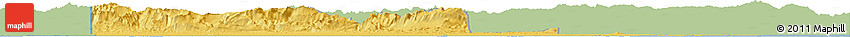 Savanna Style Horizon Map of Western, single color outside