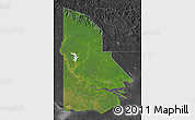Satellite Map of Western, darken, desaturated