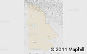Shaded Relief Map of Western, lighten, desaturated