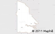 Classic Style Simple Map of Western, cropped outside