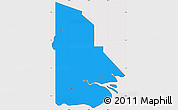 Political Simple Map of Western, cropped outside