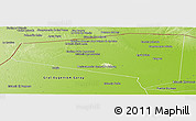 Physical Panoramic Map of Mayor Pablo La Gerenza