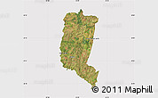 Satellite Map of Itakyry, cropped outside
