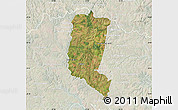 Satellite Map of Itakyry, lighten