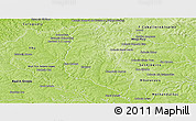 Physical Panoramic Map of Itakyry