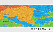 Political Panoramic Map of Itakyry