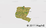 Satellite Panoramic Map of Itakyry, cropped outside