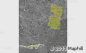 Satellite Map of Alto Parana, desaturated