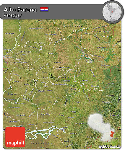 Satellite Map of Alto Parana