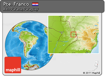 Physical Location Map of Pte. Franco