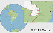 Savanna Style Location Map of Pte. Franco, highlighted country