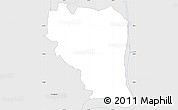 Silver Style Simple Map of Pte. Franco