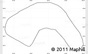 Blank Simple Map of Yguazu (Lago), cropped outside