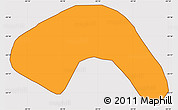 Political Simple Map of Yguazu (Lago), cropped outside
