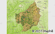Satellite 3D Map of Capitan Bado, physical outside