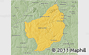 Savanna Style 3D Map of Capitan Bado