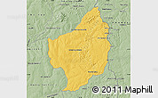 Savanna Style Map of Capitan Bado