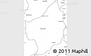 Blank Simple Map of Capitan Bado