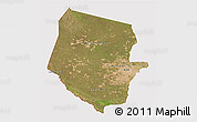 Satellite 3D Map of Boqueron, cropped outside