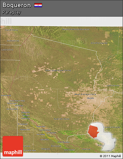 Satellite 3D Map of Boqueron