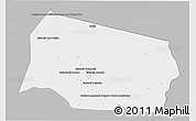 Gray 3D Map of Gral. Eugenio A. Garay, single color outside