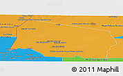 Political Panoramic Map of Gral. Eugenio A. Garay