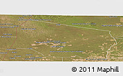 Satellite Panoramic Map of Gral. Eugenio A. Garay