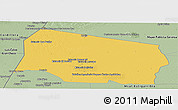 Savanna Style Panoramic Map of Gral. Eugenio A. Garay