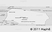 Silver Style Panoramic Map of Gral. Eugenio A. Garay