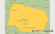 Savanna Style Simple Map of Gral. Eugenio A. Garay