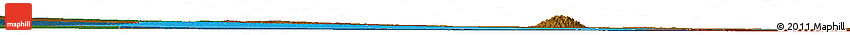 Political Shades Horizon Map of Boqueron, darken