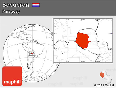 Blank Location Map of Boqueron