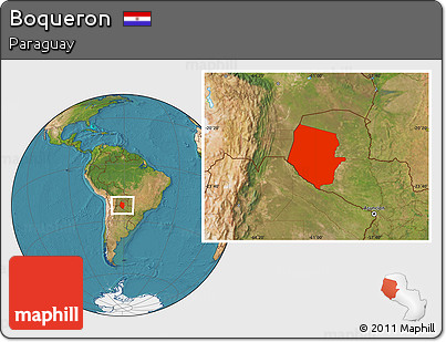 Satellite Location Map of Boqueron