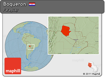Savanna Style Location Map of Boqueron, within the entire country, hill shading
