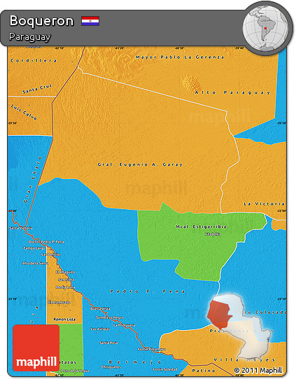 Political Map of Boqueron