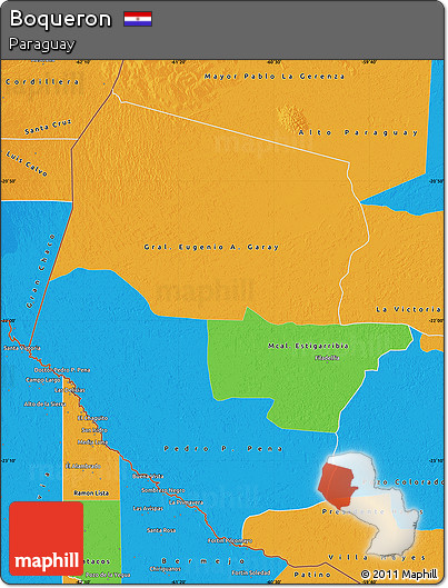Political Map of Boqueron