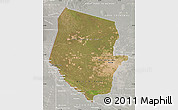 Satellite Map of Boqueron, lighten, semi-desaturated