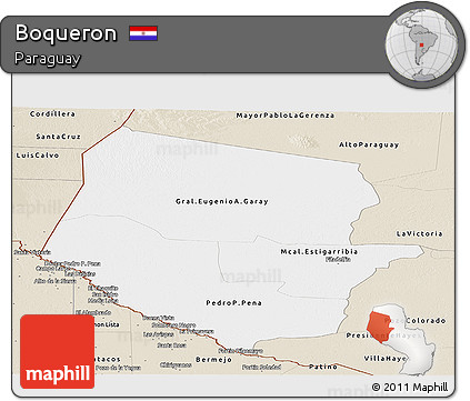 Classic Style Panoramic Map of Boqueron