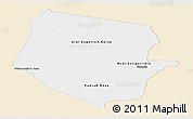 Classic Style Panoramic Map of Boqueron, single color outside