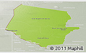 Physical Panoramic Map of Boqueron, lighten, semi-desaturated
