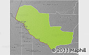 Physical 3D Map of Pedro P. Pena, desaturated