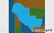 Political Map of Pedro P. Pena, darken