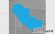 Political Map of Pedro P. Pena, desaturated