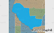 Political Map of Pedro P. Pena, semi-desaturated