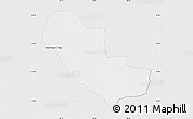 Silver Style Map of Pedro P. Pena, single color outside