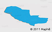 Political Panoramic Map of Pedro P. Pena, cropped outside