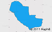 Political Simple Map of Pedro P. Pena, cropped outside