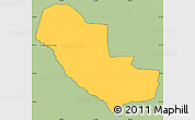 Savanna Style Simple Map of Pedro P. Pena, cropped outside